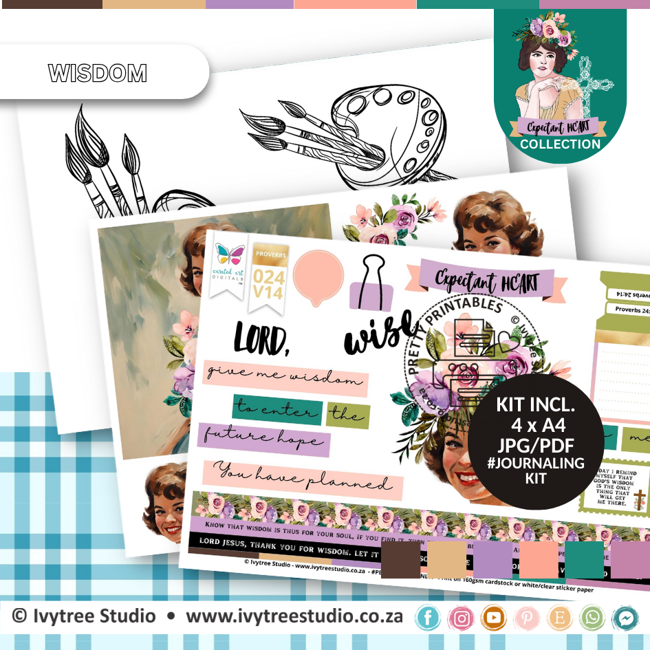 Wisdom Journaling Kit - Expectant Heart Collection