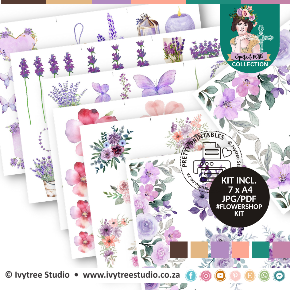 Flowershop - Lavender  - Expectant Heart Collection