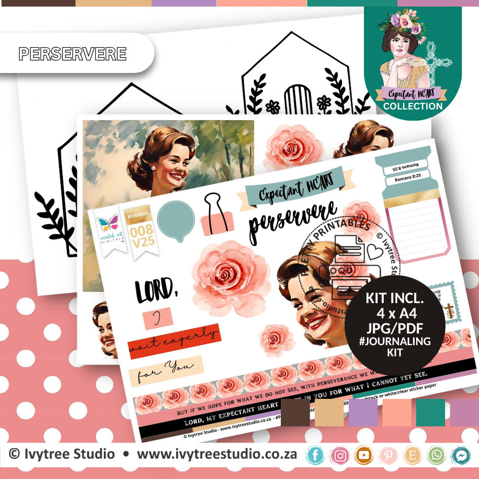 Persevere Journaling Kit - Expectant Heart Collection