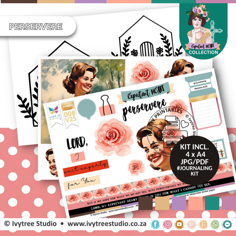 Persevere Journaling Kit - Expectant Heart Collection