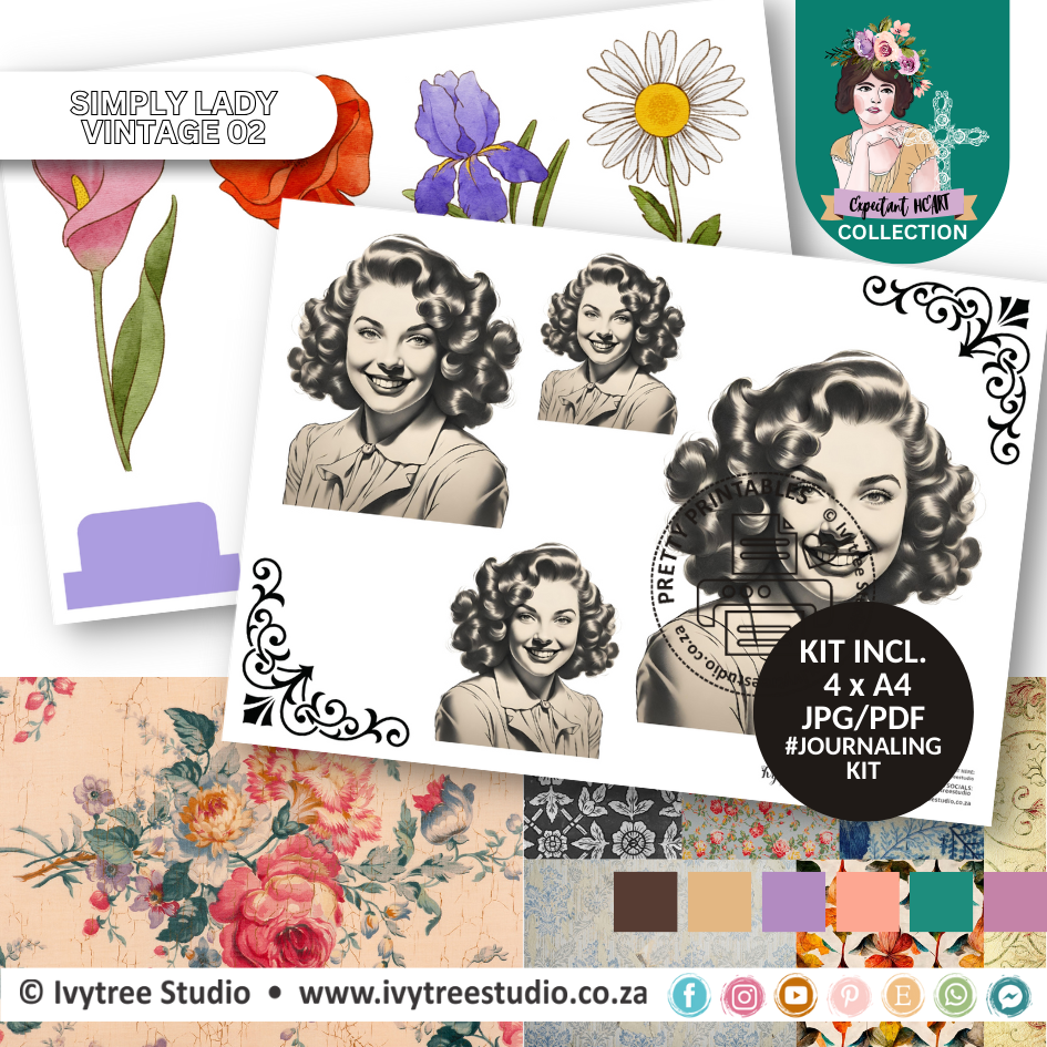 Simply Lady Vintage 02  - Expectant Heart Collection