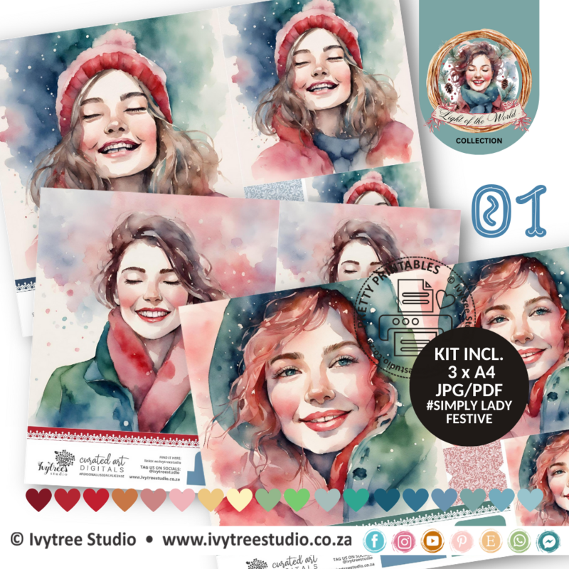 Simply Lady Festive 1 - Light of the World Collection - 3 for the price of 2