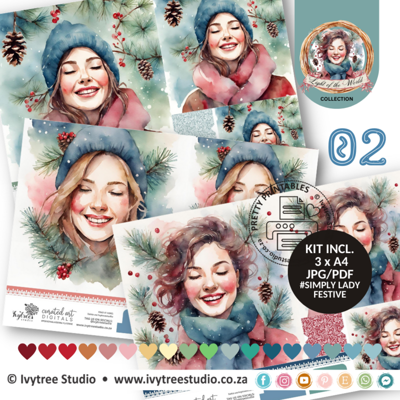 Simply Lady Festive 2 - Light of the World Collection - 3 for the price of 2