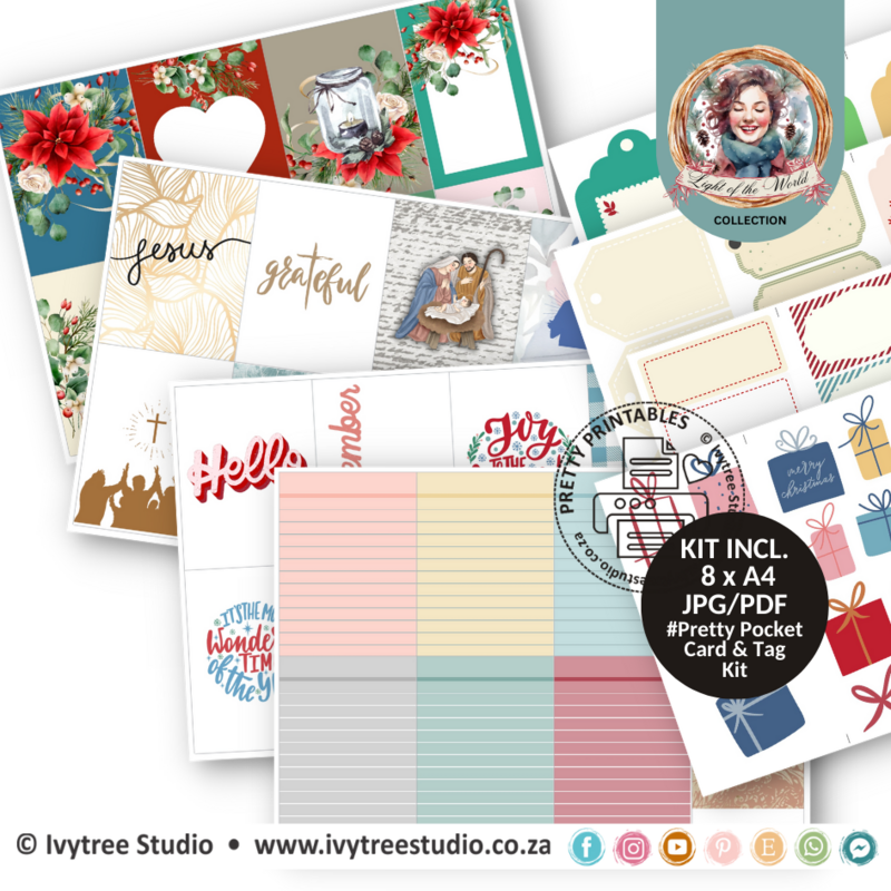 Pretty Pocket Card and Tag Kit - Light of the World Collection