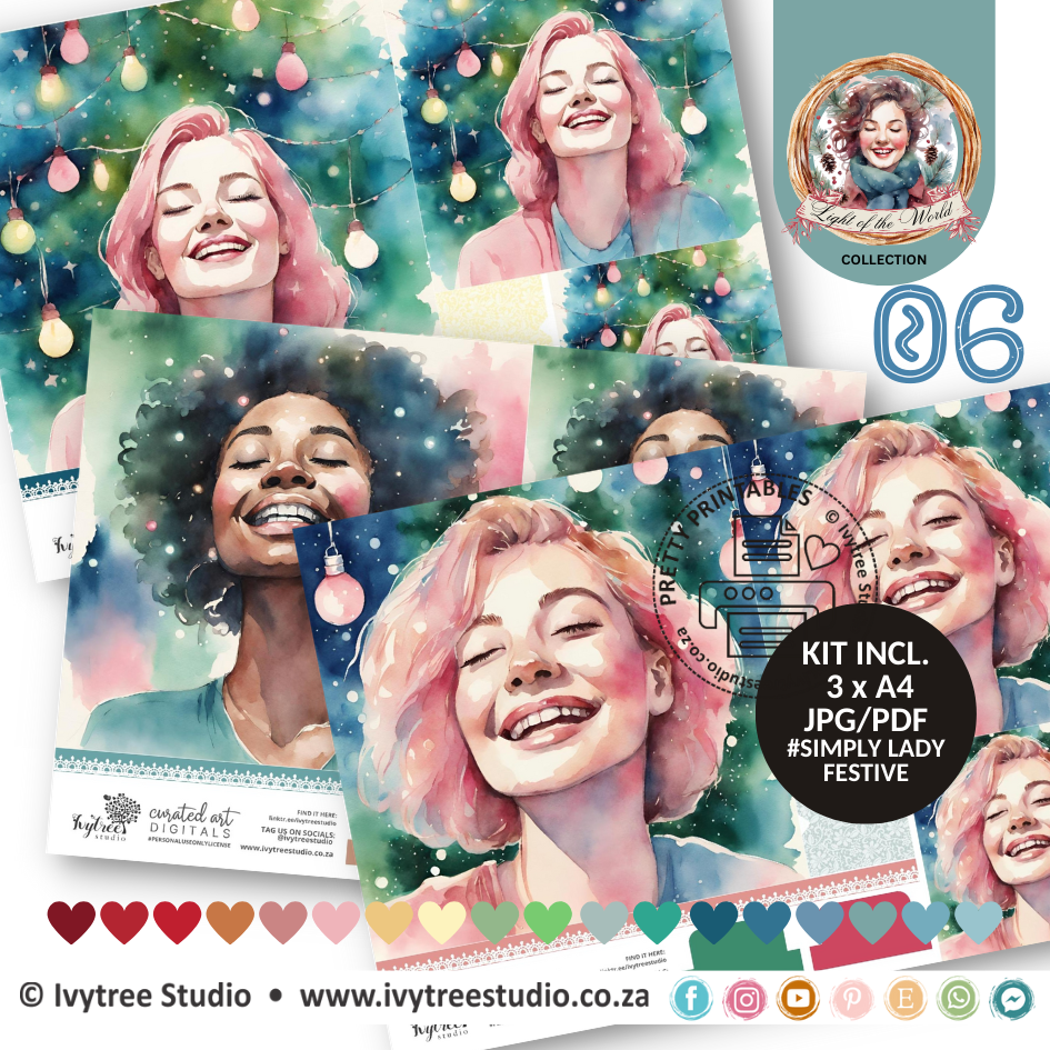 Simply Lady Festive 6 - Light of the World Collection - 3 for the price of 2