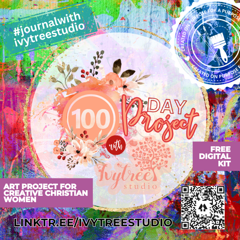 100 Day Project with Ivytree Studio - Prompt &amp; Journal kit