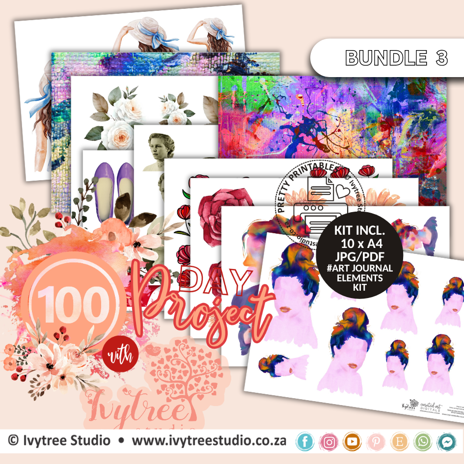 No 3 - Art Journaling Elements Bundle - 100-Day Project