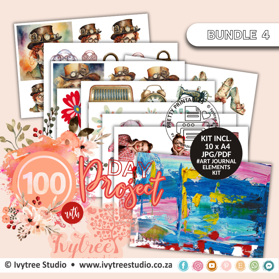 No 4 - Art Journaling Elements Bundle - 100-Day Project