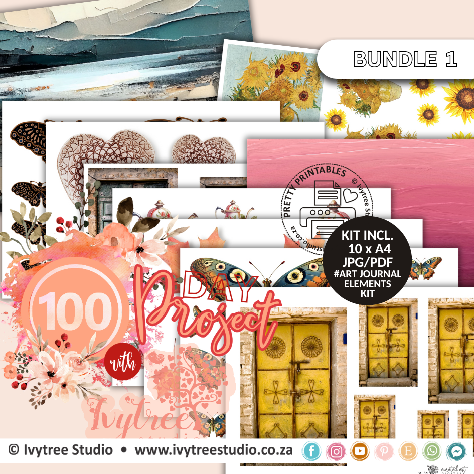 No 1 - Art Journaling Elements Bundle - 100-Day Project