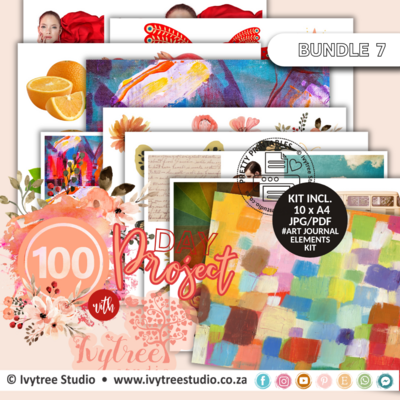 No 7 - Art Journaling Elements Bundle - 100-Day Project