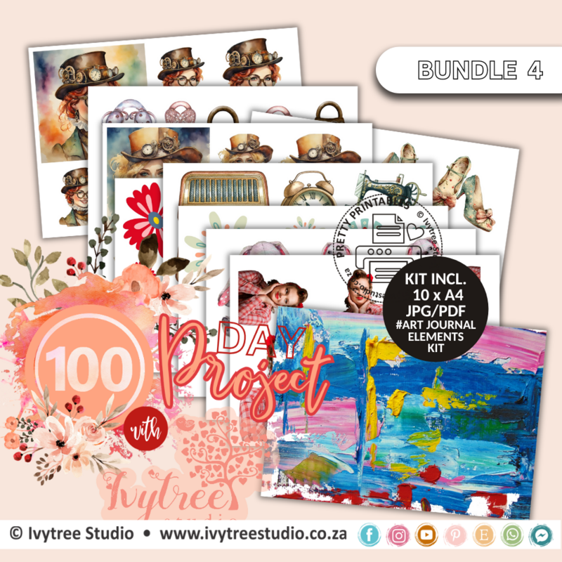 No 4 - Art Journaling Elements Bundle - 100-Day Project