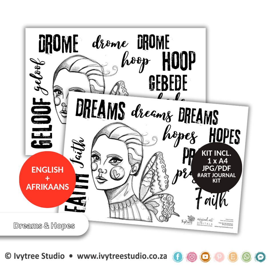 Dreams and Hopes Art Kit - Dreams and Hopes Collection