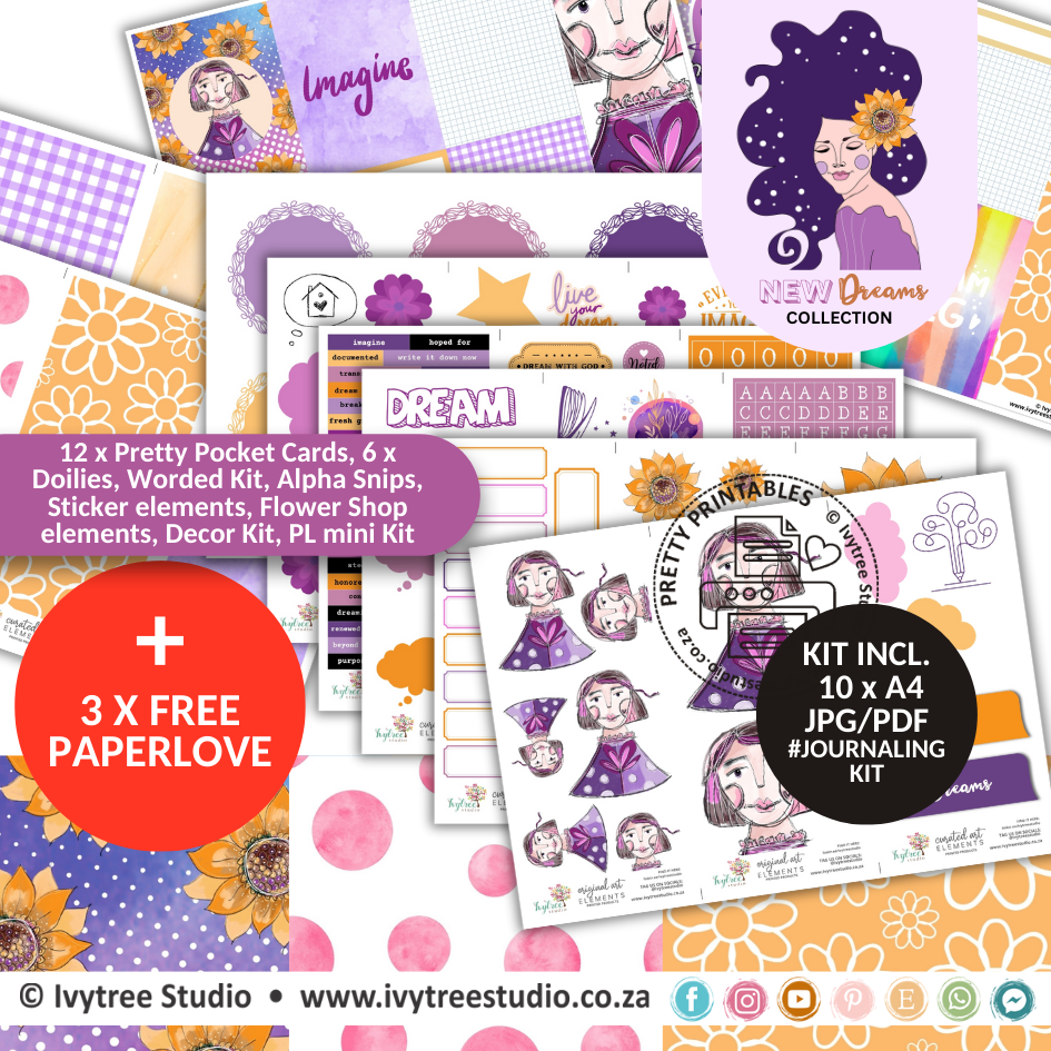 Imagine Journaling Kit - Gracelilly Devotional - New Dreams Collection