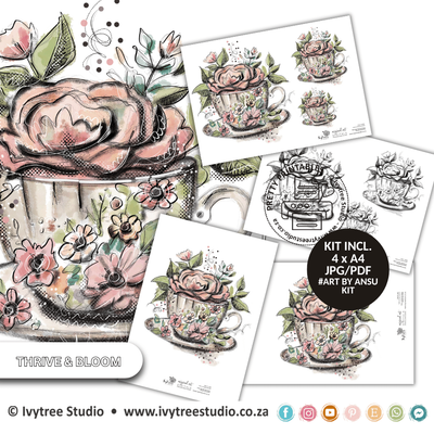 Thrive and Bloom - Art Kit - Dreams and Hopes Collection