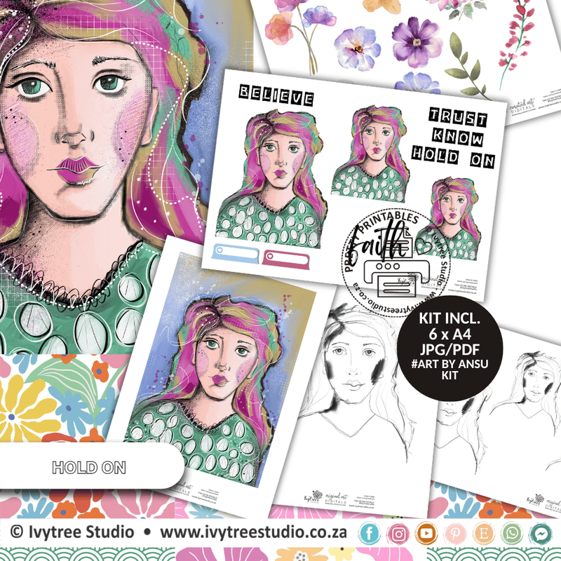 Hold on - Journaling Kit - Dreams and Hopes Collection