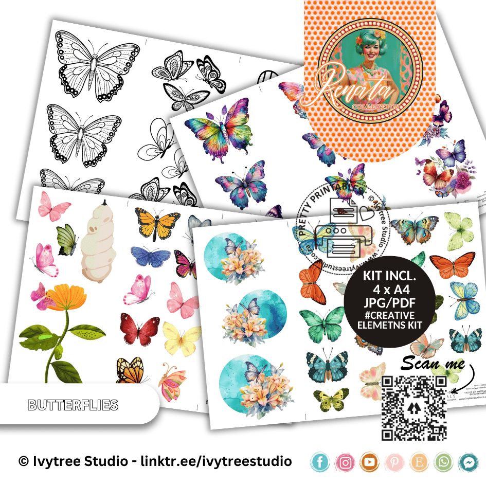 Butterflies - Cute Cuts - Renata Collection