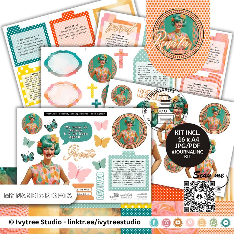 My Name is Renata Journaling Kit - Renata Collection