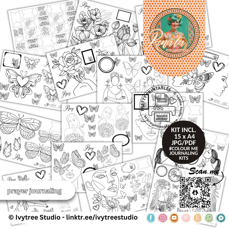 Colour Me Prayer Journaling Kits - Renata Collection