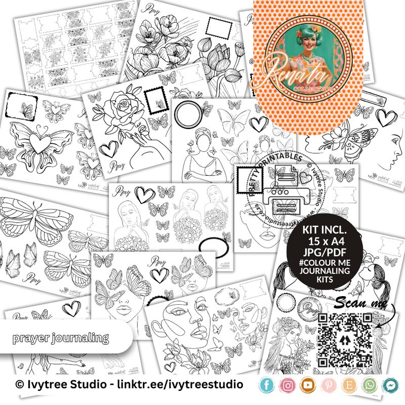 Colour Me Prayer Journaling Kits - Renata Collection
