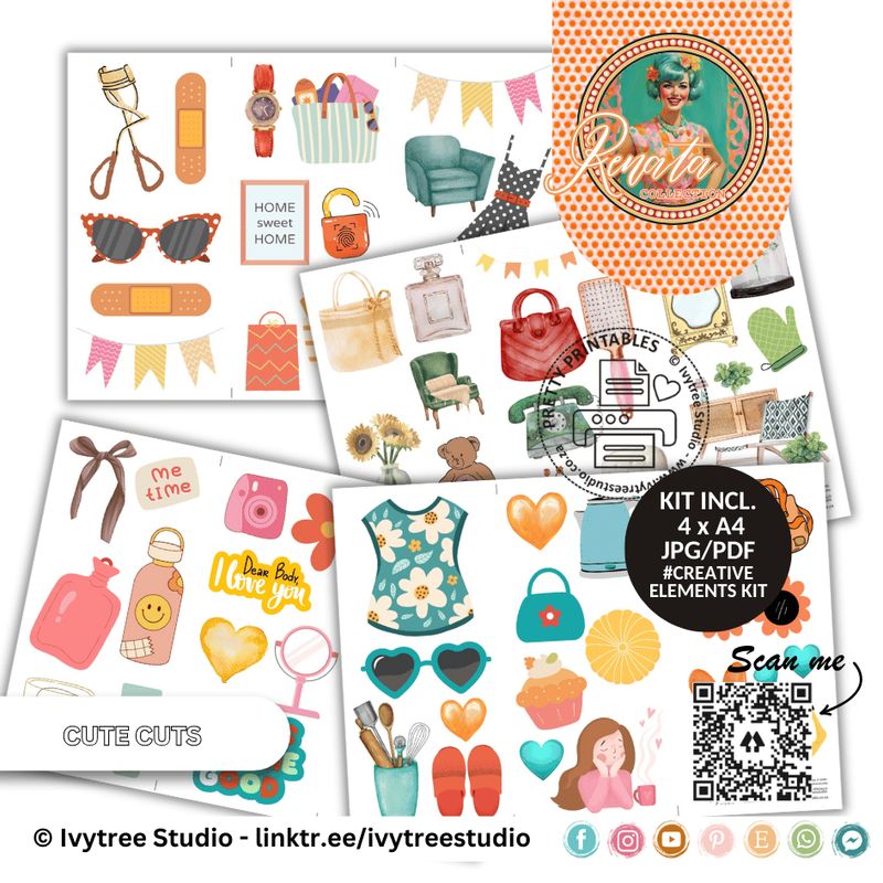 Cute Cuts - Creative Elements Kit - Renata Collection