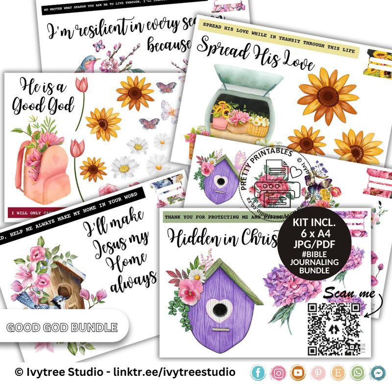 Good God Bible Journaling Kit - Renata Collection