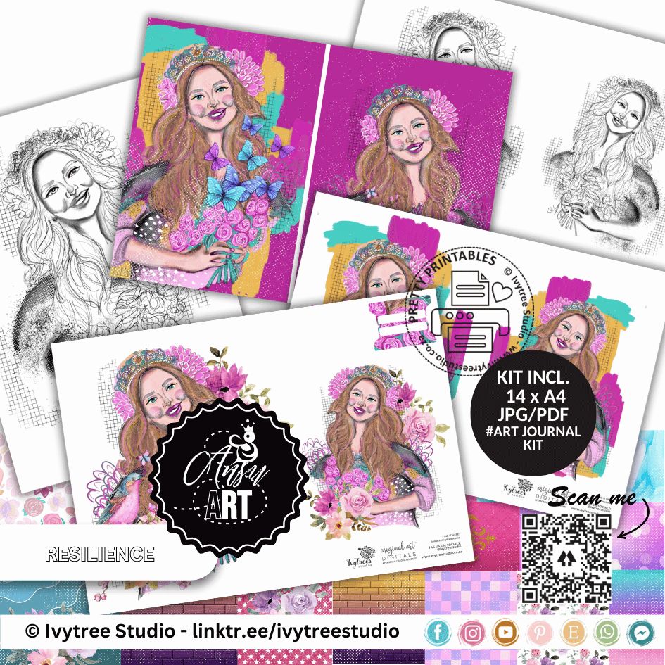 Resilience Ansu Art Journaling Kit - Renata Collection