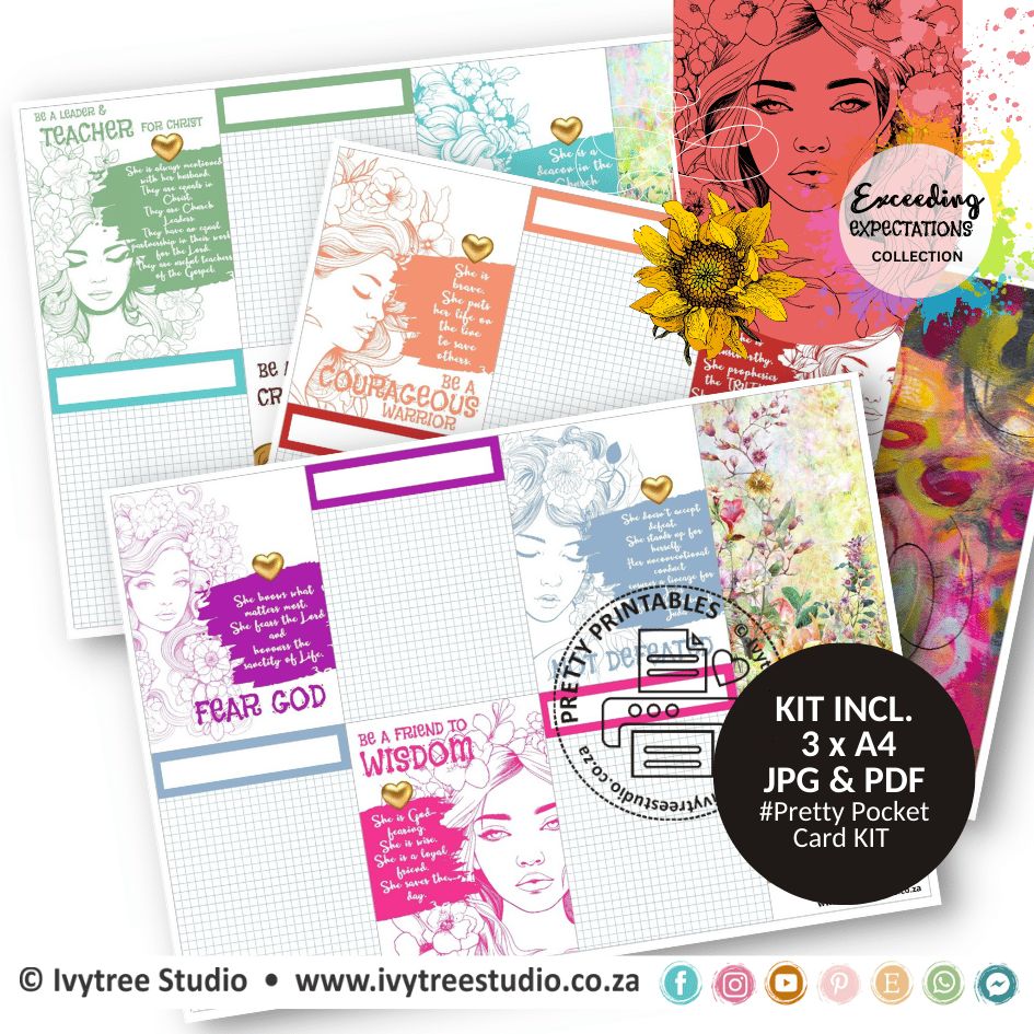 Pretty Pocket Cards - Exceeding Expectations Collection