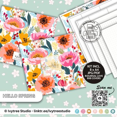 Journal Love Kit - 8x8 - Hello Spring Collection
