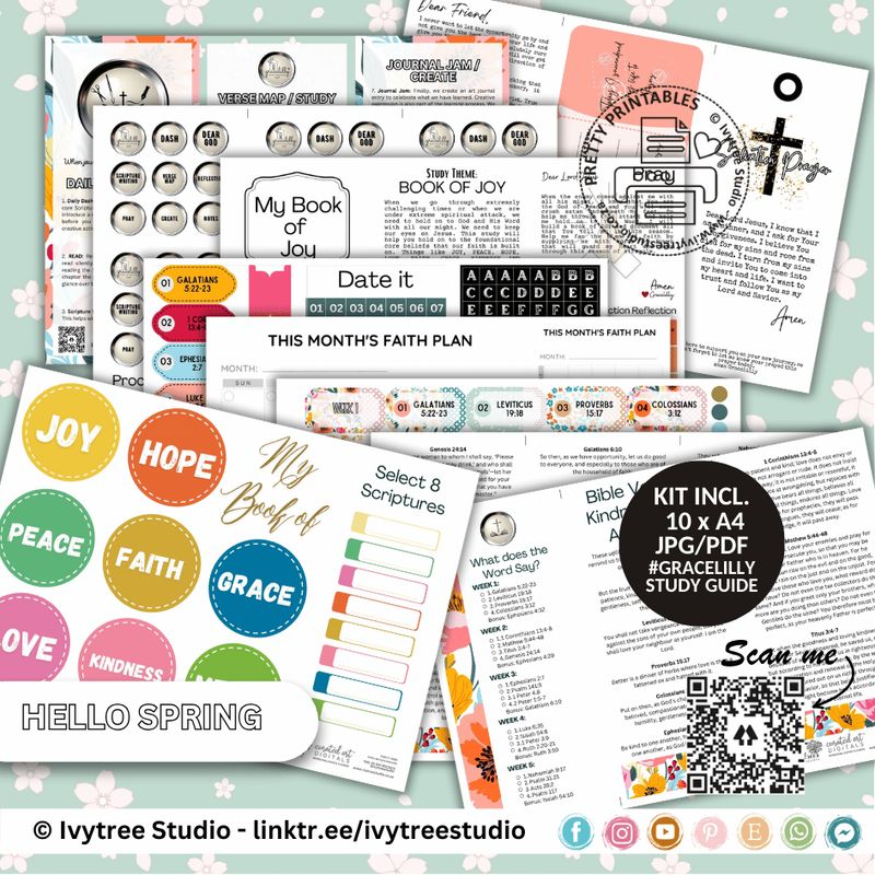 Book of Joy - Gracelilly Study Guide - Hello Spring Collection