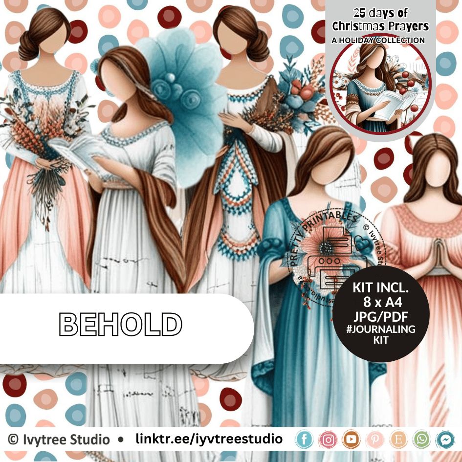 Behold Journaling Kit - 25 Days of Christmas Prayers Collection