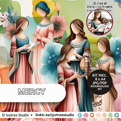 Mercy Journaling Kit - 25 Days of Christmas Prayers Collection