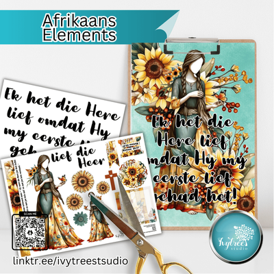 AFRIKAANS KITS | Bible Journaling Printable Kits | Ivytree Studio