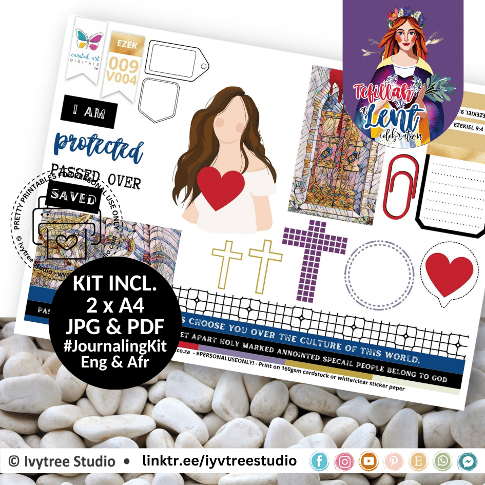Protected - Bible Journaling Kit - Tefillah Collection - Incl. English + Afrikaans