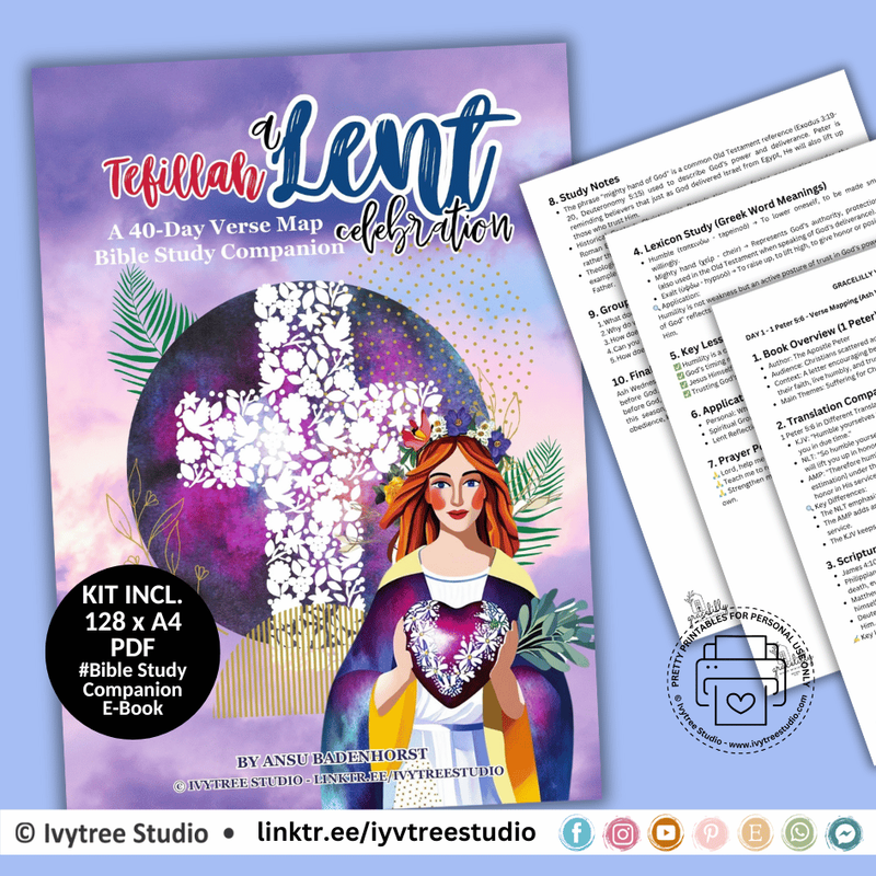 40-Day Verse Map Bible Study Companion E-Book - Tefillah Collection Series
