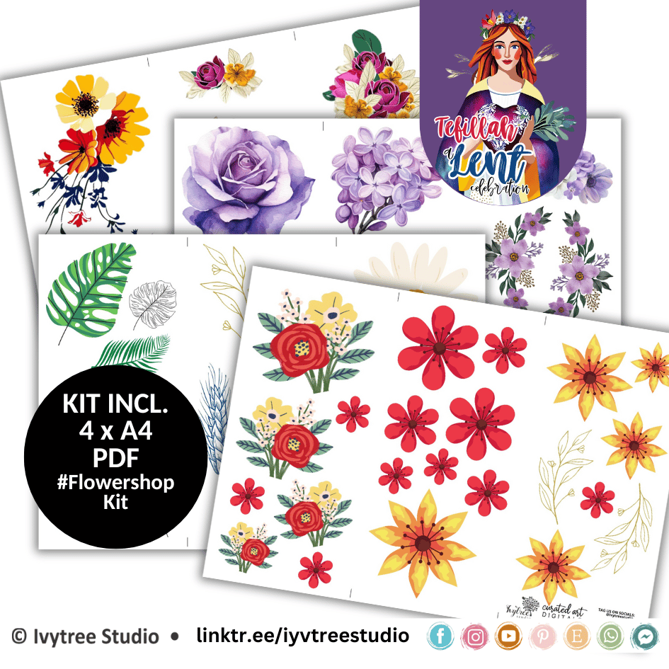 Flowershop Kit with Colour&amp;Snip Kit - Tefillah Collection Series