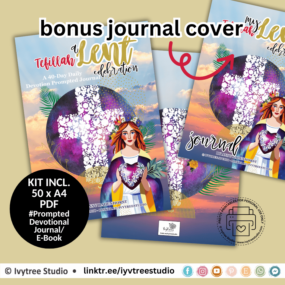40-Day Daily Devotional Prompted Journal / E-Book - Tefillah Collection Series