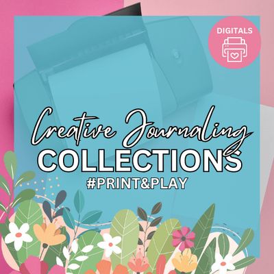 Creative Journaling Collections | printable digital kits | Bible journaling, art journaling, scrapbooking, and paper crafts