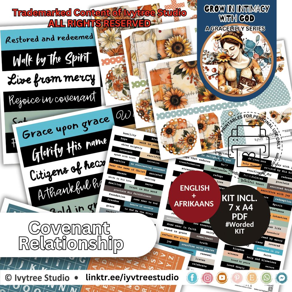 Worded Kit – Covenant Relationship – Yada Series by Ivytree Studio