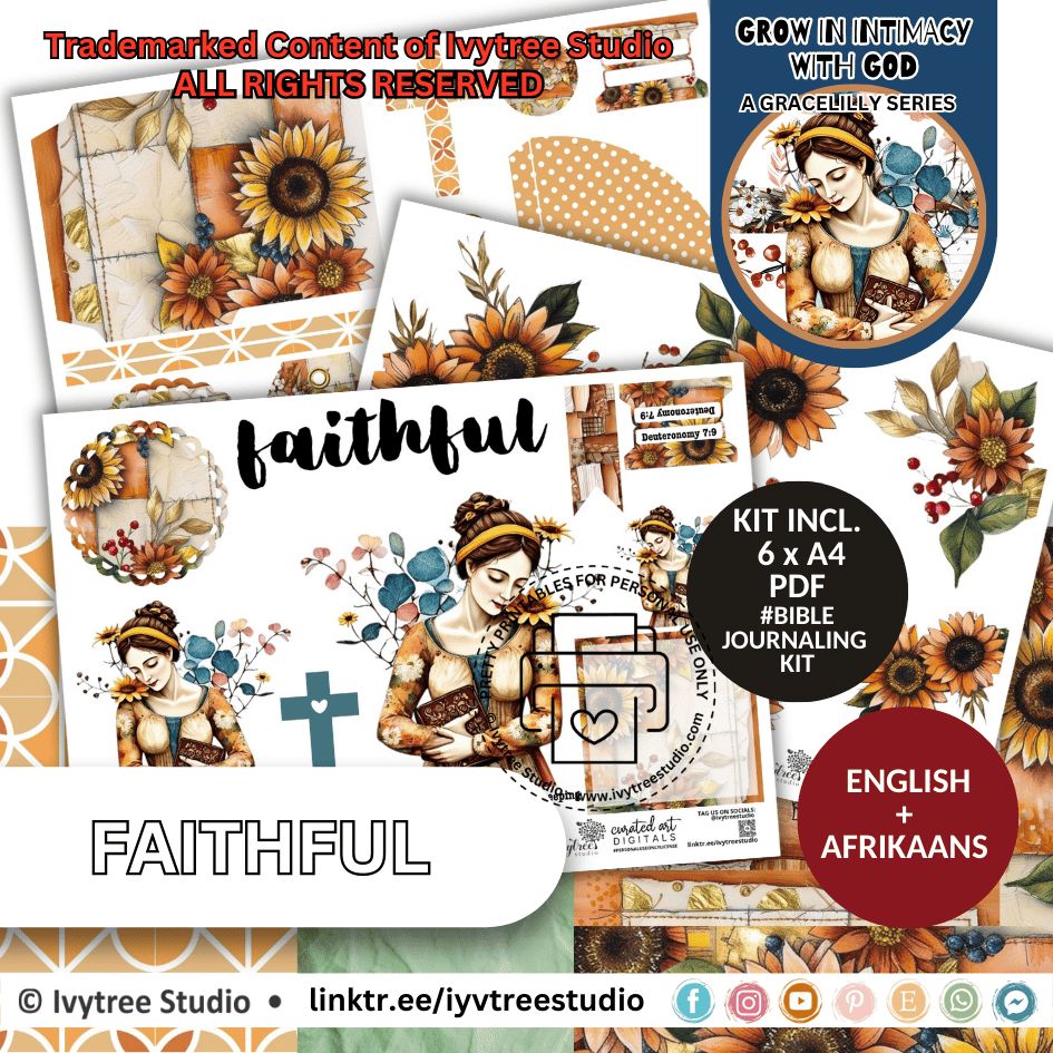 Faithful Journaling Kit – Covenant Relationship – Yada Series by Ivytree Studio