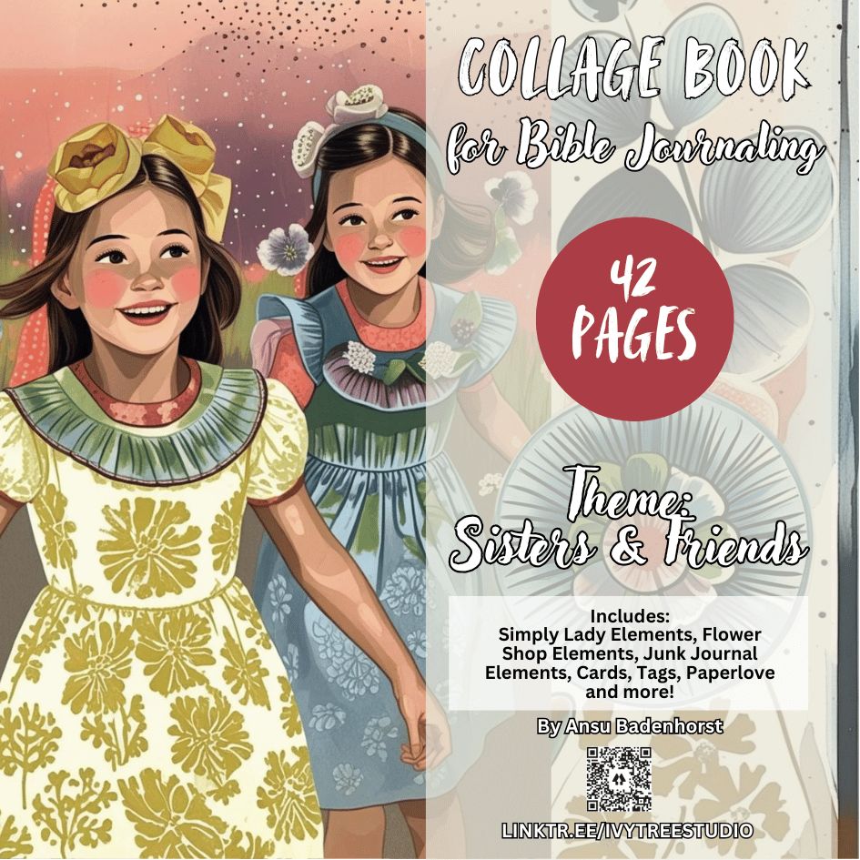Sisters and Friends Collage Book | Ivytree Studio
