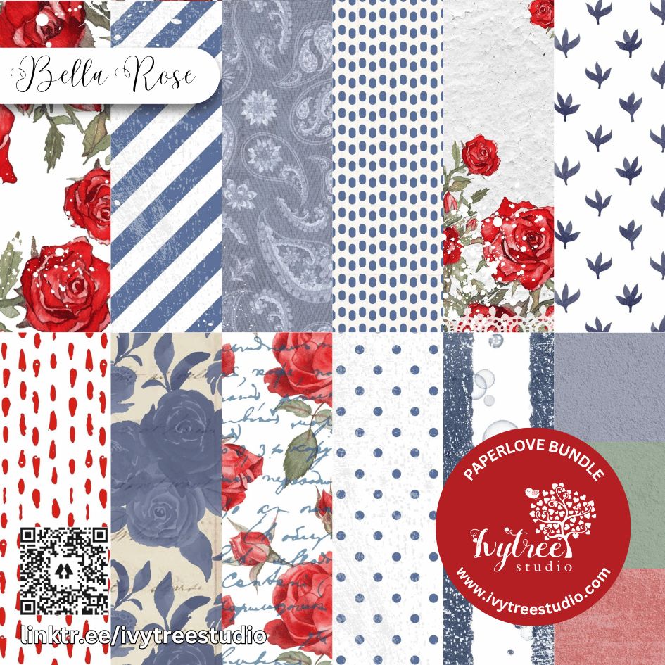 Bella Rose Paperlove - Shefa Collection - Curated Art Digitals