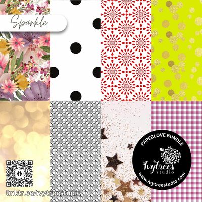 Sparkle - Paperlove - Curated Art Digitals - LillyBDesign - Matches the Sparkle Journaling Kit