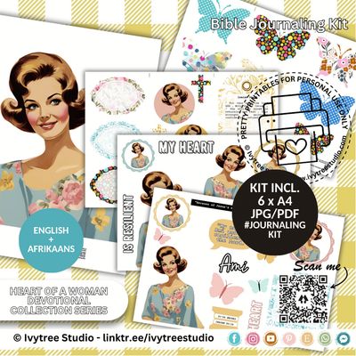 Simply Lady Ami Kit| Bible Journaling | Ivytree Studio