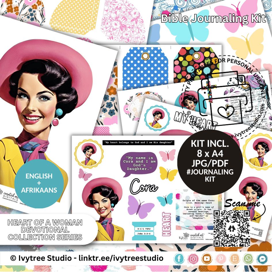 Simply Lady Cora Kit| Bible Journaling | Ivytree Studio