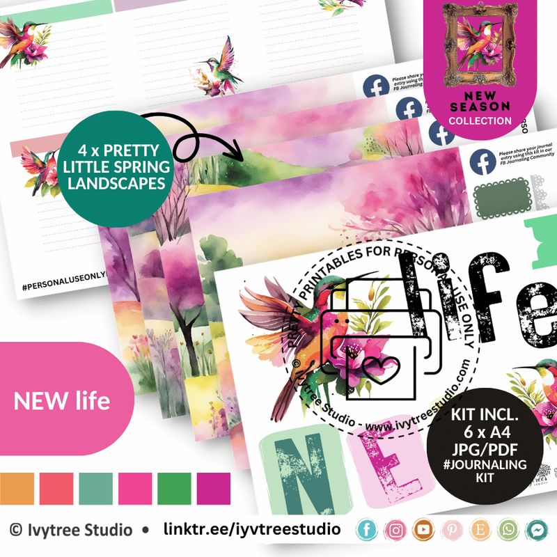 New Life Journaling Kit | Bible Journaling | Ivytree Studio