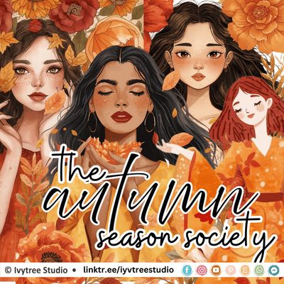 Autumn Season Society | Simply Lady Art Kit | New Season with God | Bible Journaling | Ivytree Studio The Autumn Season Society Kit Bundle | Bible Journaling | Ivytree Studio