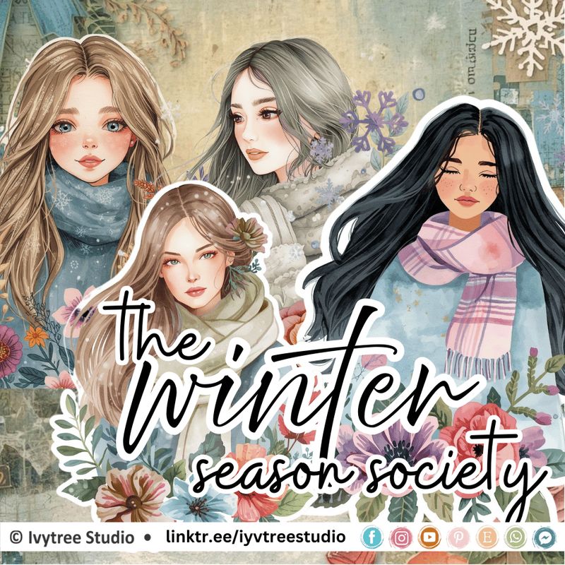 The Winter Season Society Kit Bundle | Bible Journaling | Ivytree Studio
