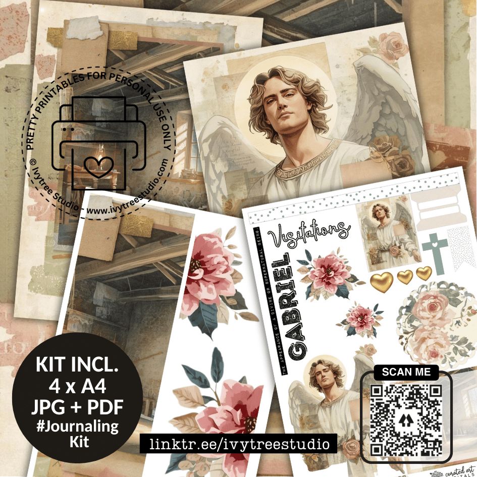 Gabriel Visitations Journaling Kit | God with us Advent Collection | Bible Journaling | Ivytree Studio Gabriel Visitations Kit | God with us Advent Collection | Bible Journaling | Ivytree Studio