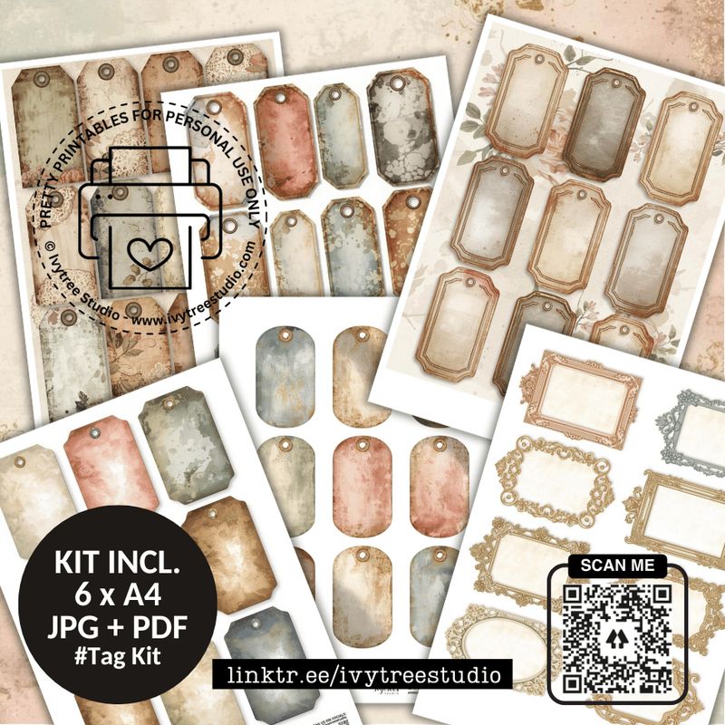 Tag Kit | God with us Advent Collection | Bible Journaling | Ivytree Studio Tag Kit | God with Us Advent Collection | Bible Journaling | Ivytree Studio