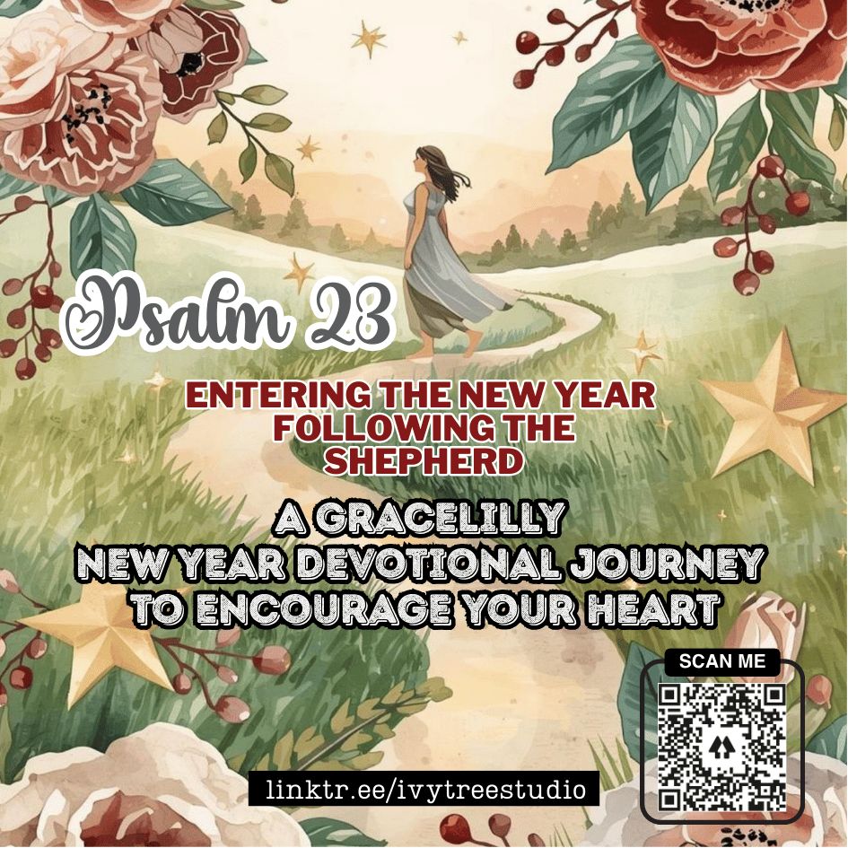 Psalm 23 Devotional Kit | 12 Days of Christmas Collection | Bible Journaling | Ivytree Studio